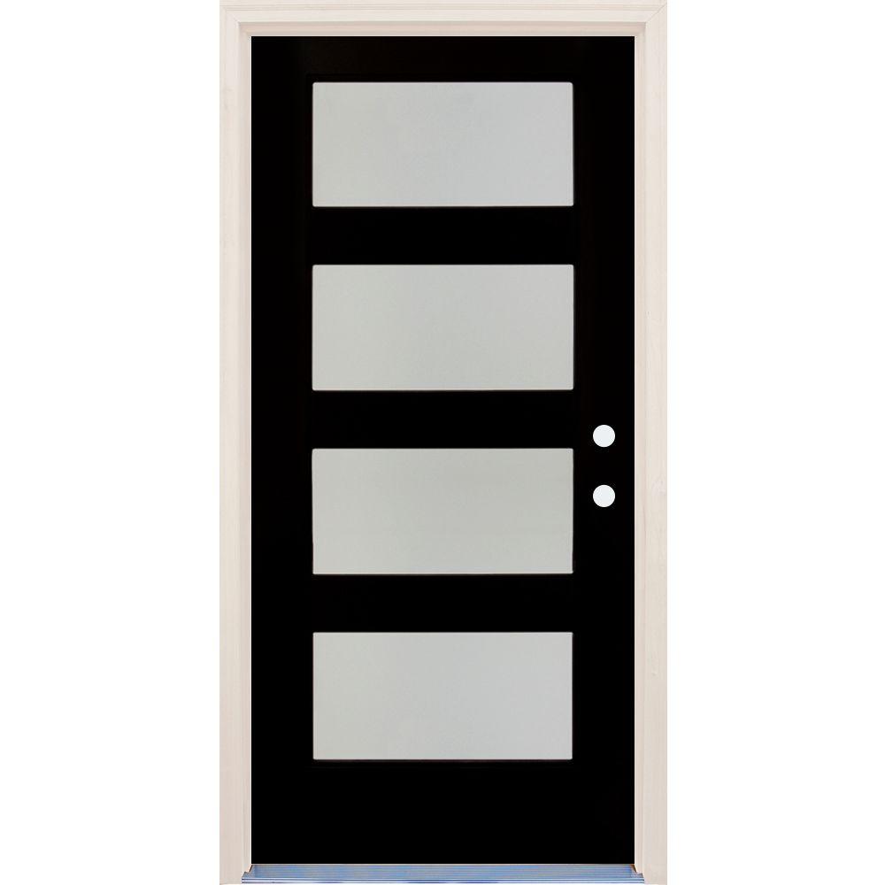 doors fiberglass modern glass door exterior lite choice builders contemporary depot windows compare satin lh etch homedepot