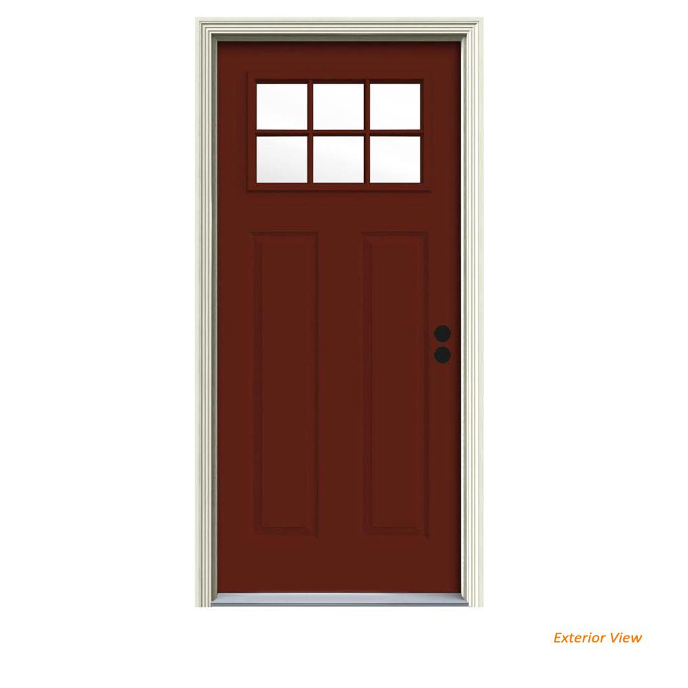Red Front Doors Exterior The Home Depot 30