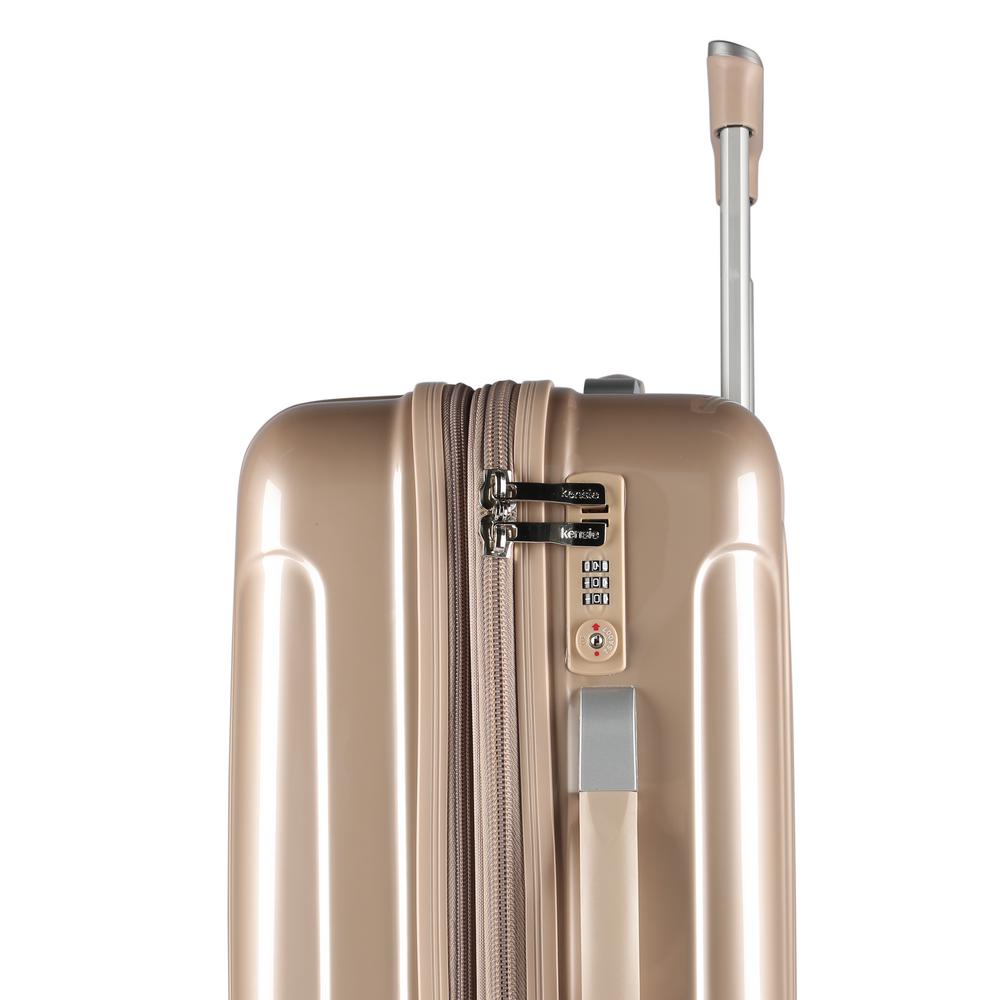 kensie metallic luggage set