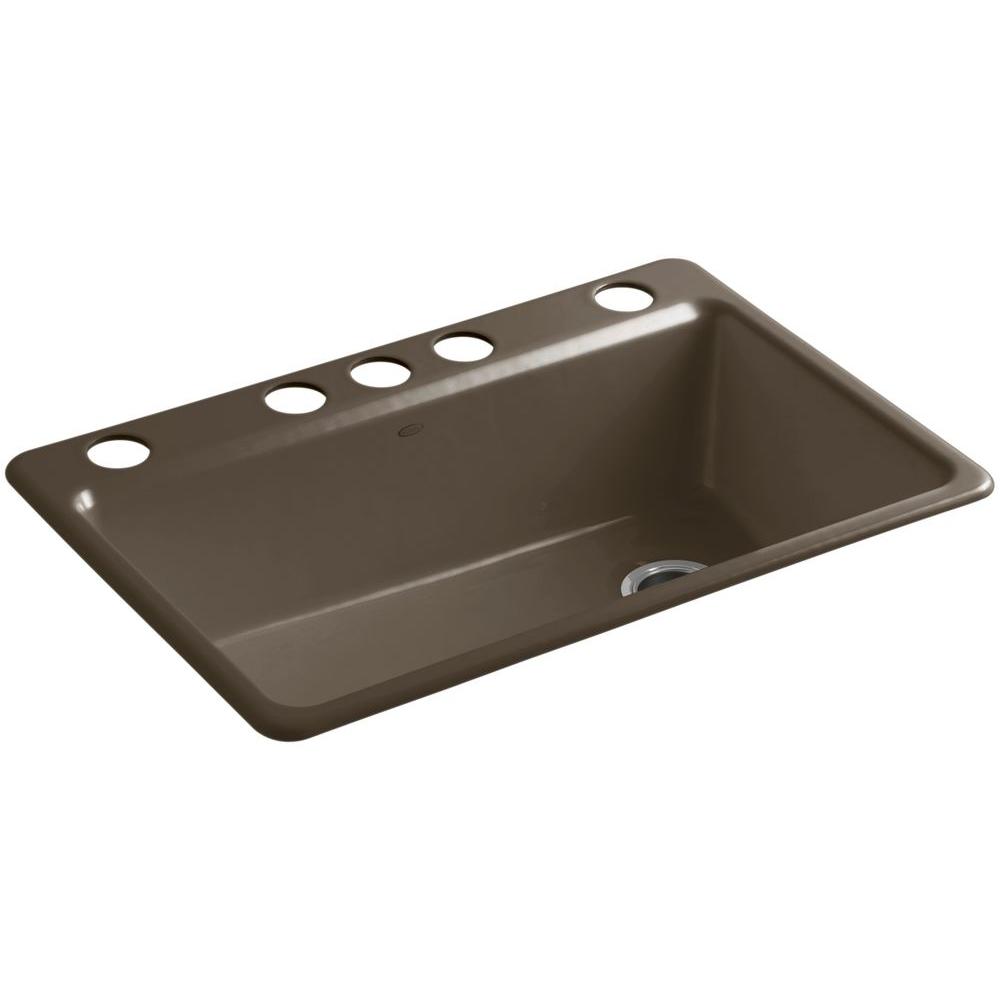 Kohler Riverby Single Basin Undermount Cast Iron Kitchen Sink Kohler Riverby Single Basin Undermount Cast Iron Kitchen Sink