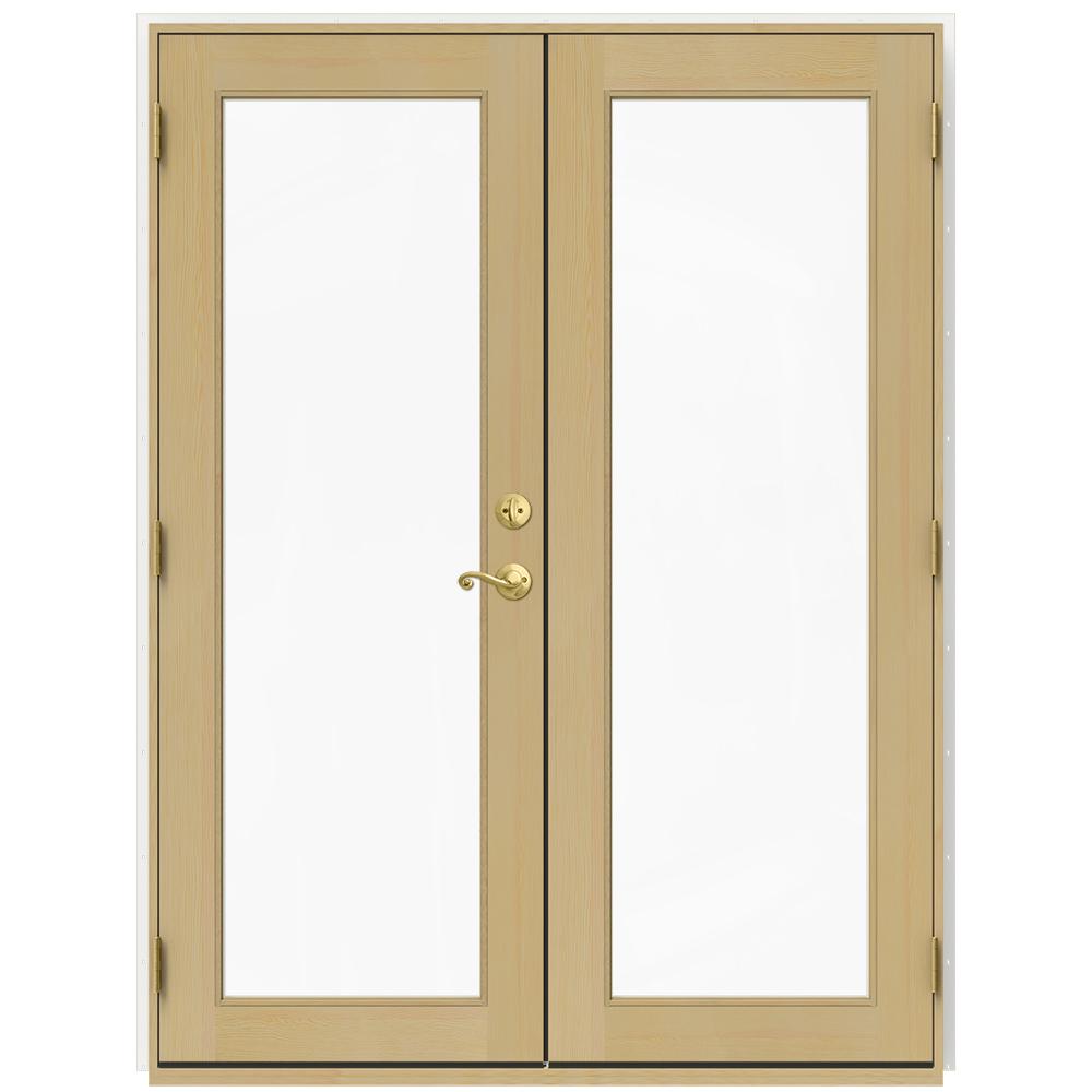 Andersen 60 In X 80 In 400 Series Frenchwood White Hinged Inswing Patio Door 9117172 The 8691