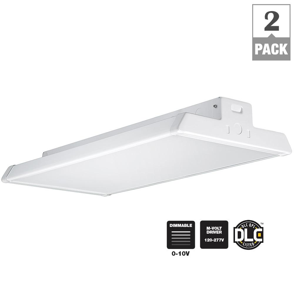 Metalux 4 ft. 4Lamp White T8Fluorescent Industrial Grade High Bay