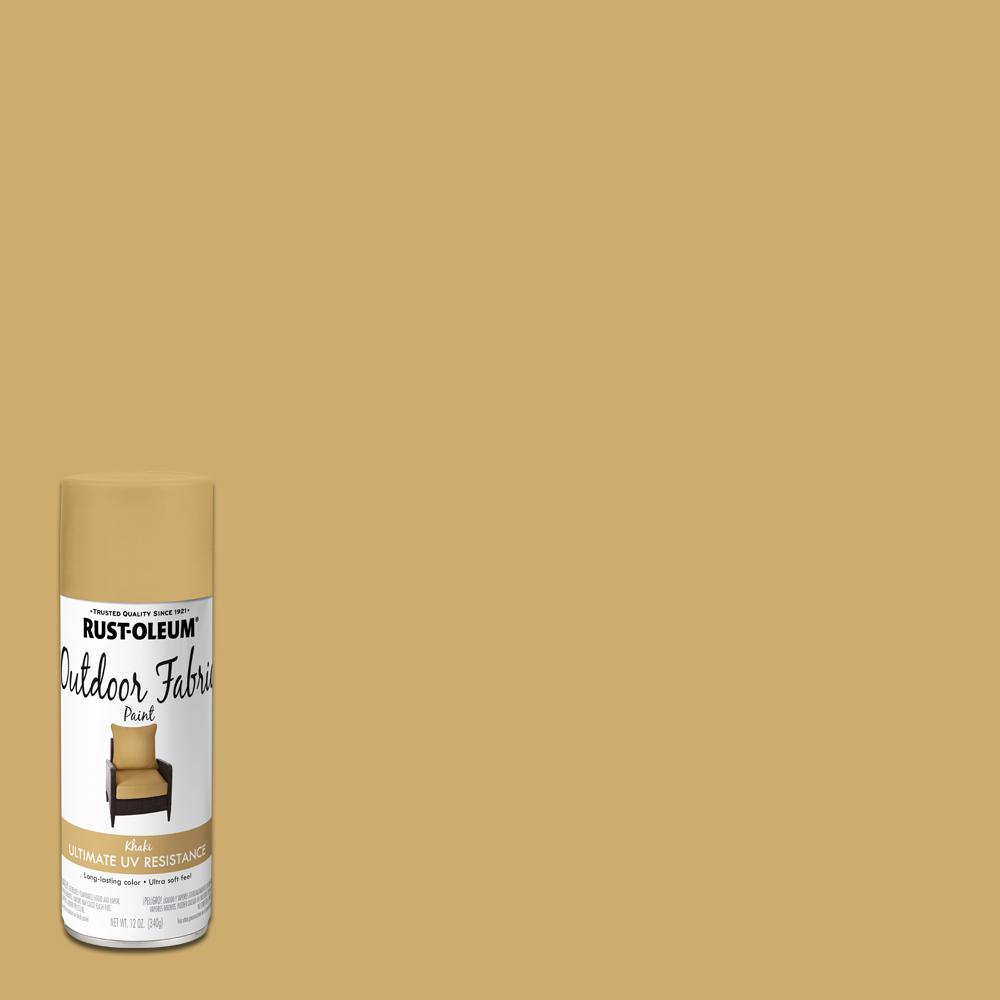 Rust Oleum 12 Oz Khaki Outdoor Fabric Spray Paint 6 Pack 352118 Rust Oleum 12 Oz Khaki Outdoor Fabric