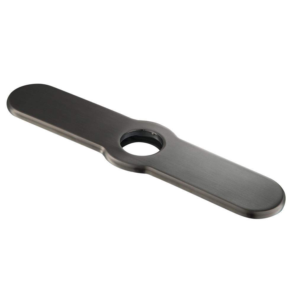 KRAUS 1.25 in. Stainless Steel Kitchen Faucet Single Hole Deck Plate in