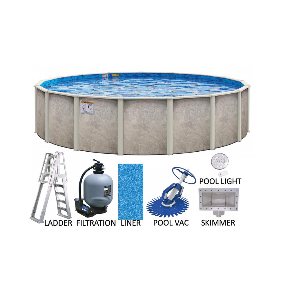 24 ft round pool replacement wall