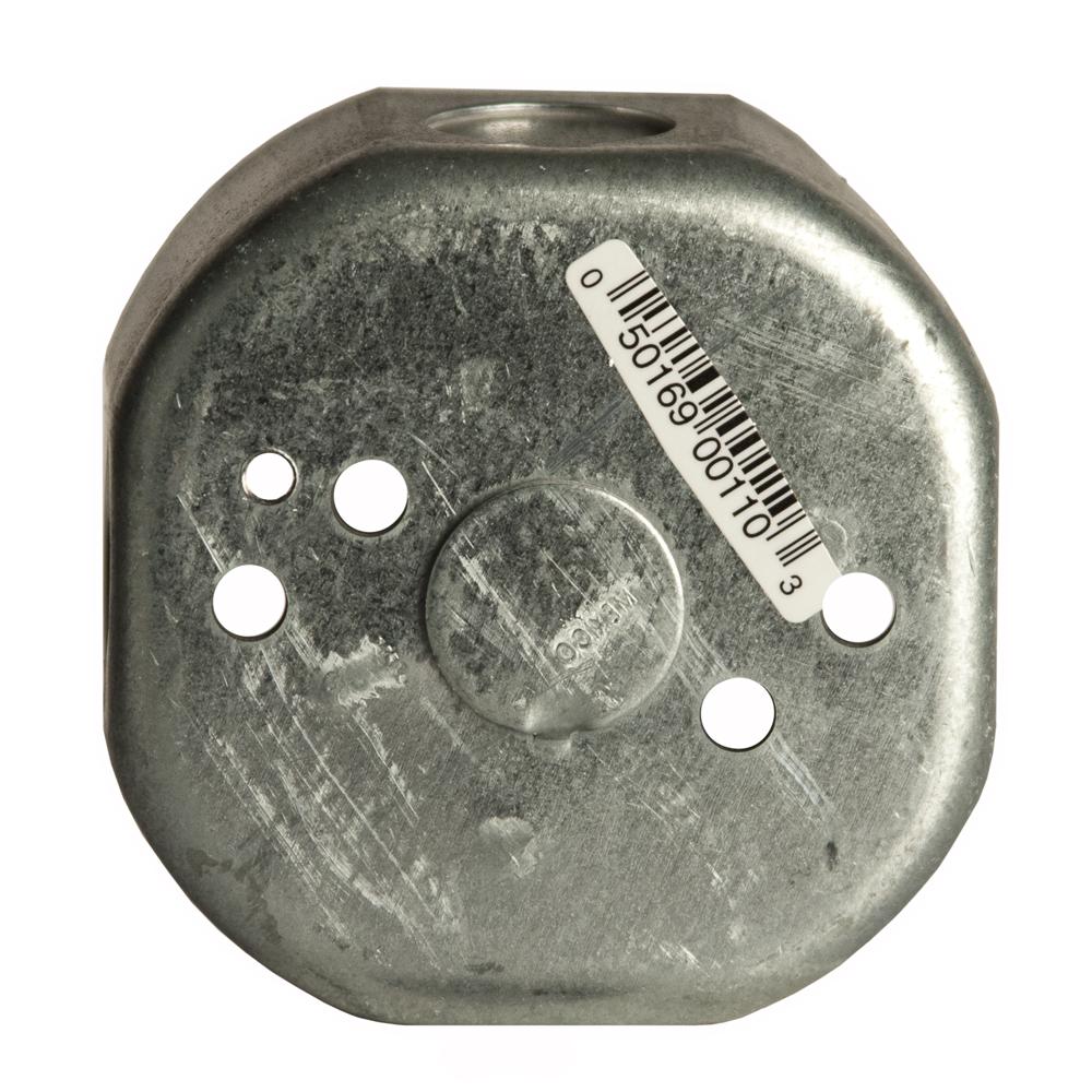 Raco 3-1//2 in Octagon Steel 1 gang Junction Box Gray