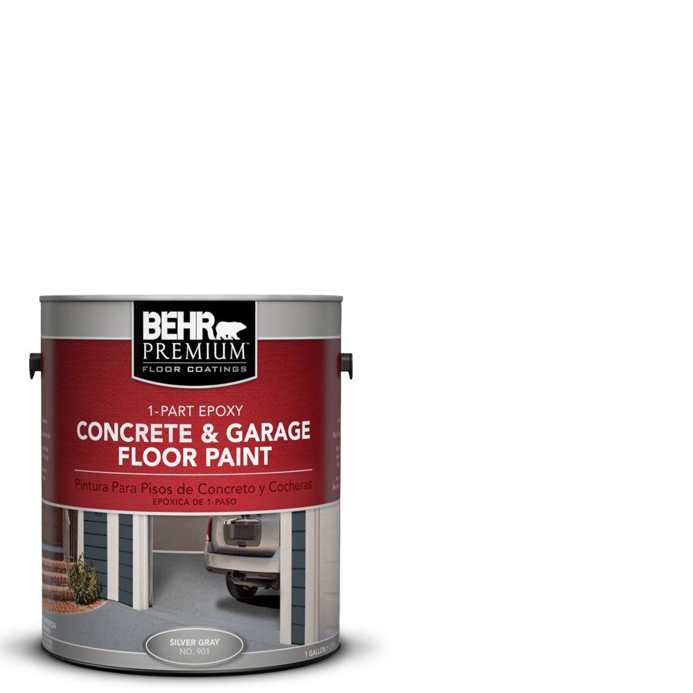 BEHR Premium 1-Gal. White 1-Part Epoxy Concrete and Garage Floor ...