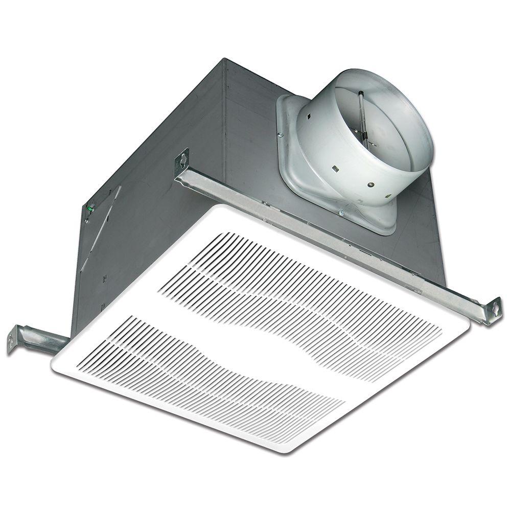 Details About Exhaust Fan Bathroom 150 Cfm Ceiling Galvanized Steel White Rectangle Recessed