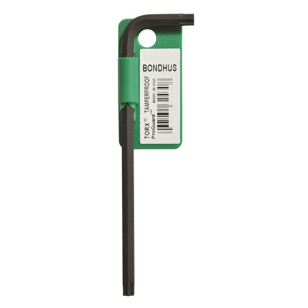 UPC 037231324100 product image for Bondhus TR10 Tamper Resistant Torx Long Arm L-Wrench with ProGuard Tagged and Ba | upcitemdb.com