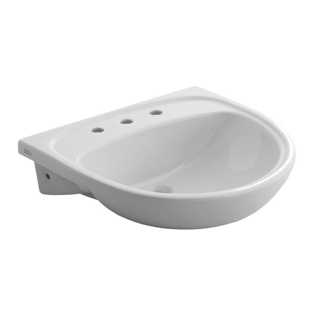 American Standard Aqualyn Self-Rimming Drop-In Bathroom Sink in American Standard Aqualyn Self-Rimming Drop-In Bathroom Sink in