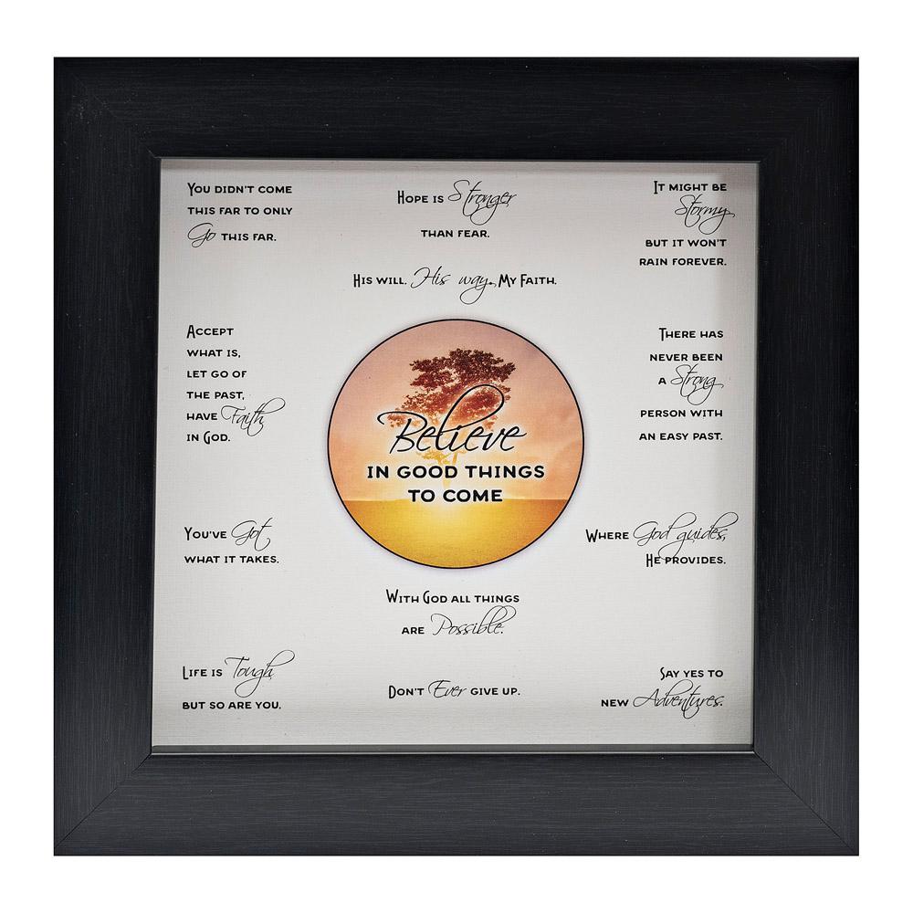 Choose Happy Collection Good Things To Come By Carpentree Framed Wall Art