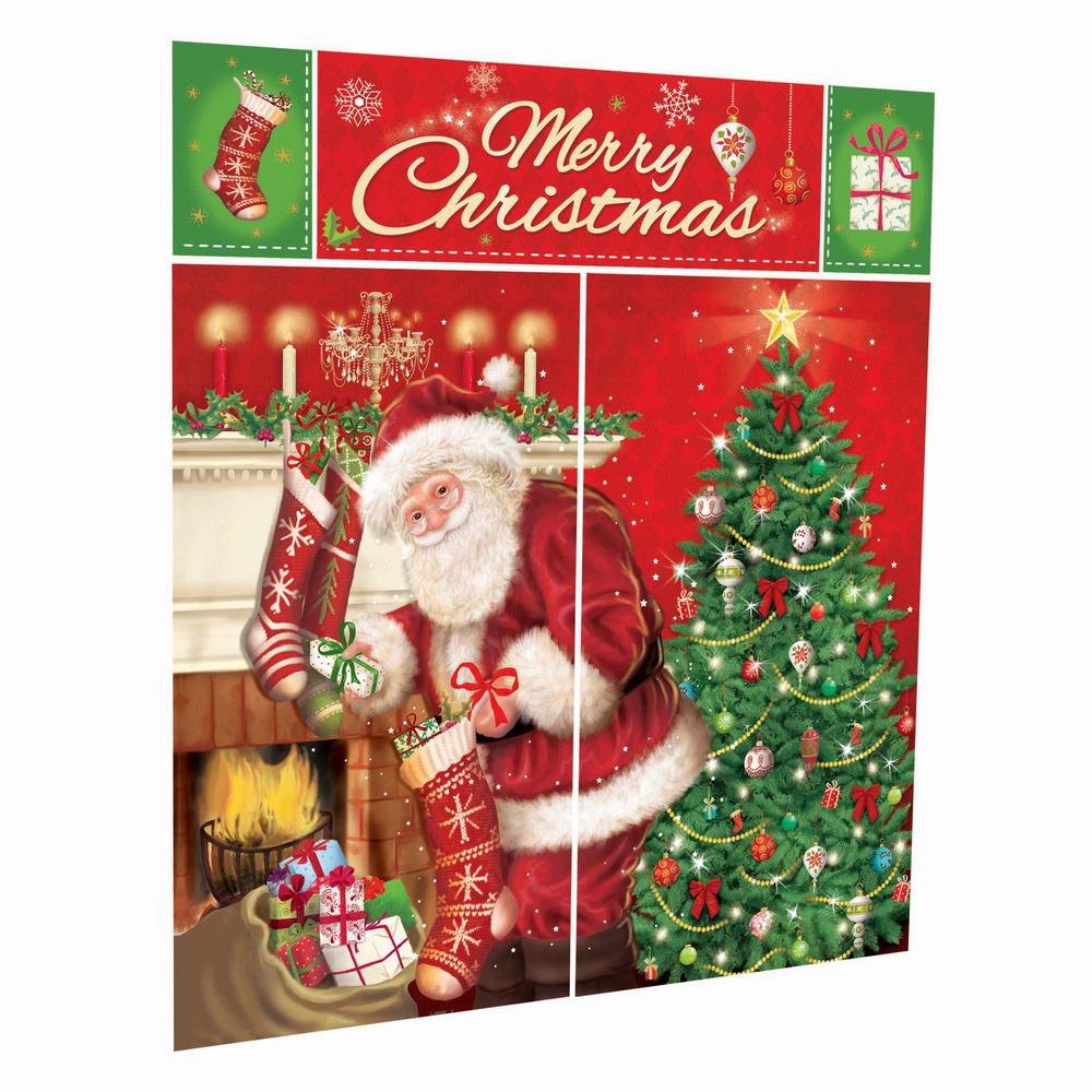 CGSignLab 30x20 Holiday Decor 5-Pack Oh Joy Green Window Cling