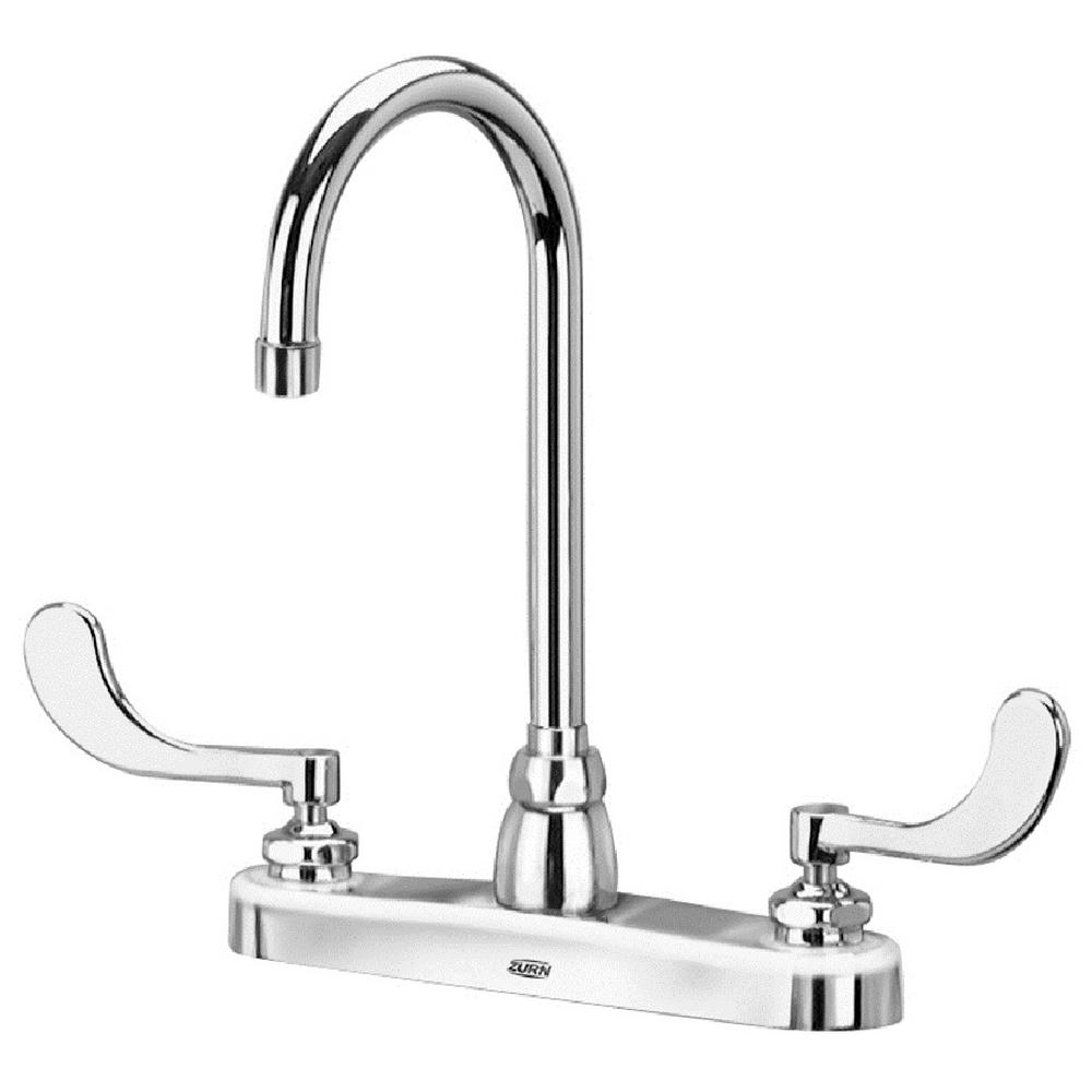 Zurn 2-Handle Kitchen Sink Faucet in Chrome-Z871B4-XL - The Home Depot