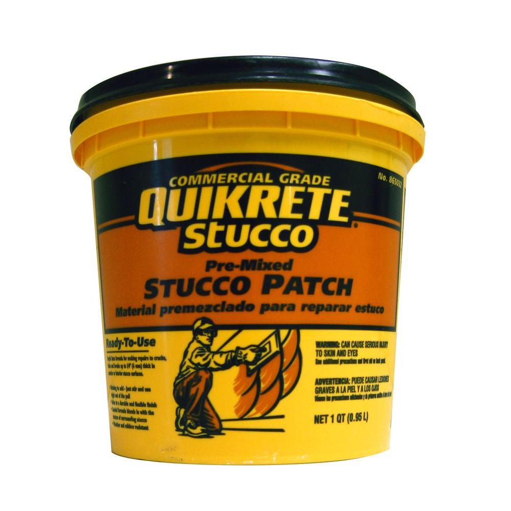 Quikrete 5 lbs. 1 qt. Pre-Mixed Stucco Patch-865032 - The Home Depot