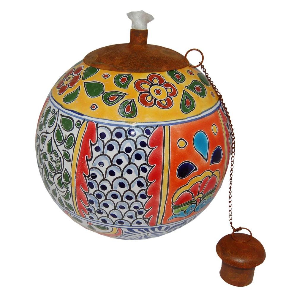 Ceramic Table Top Torch Design Ideas La Candela Talavera Cancun Design Table Top Torch Jstxtalc The