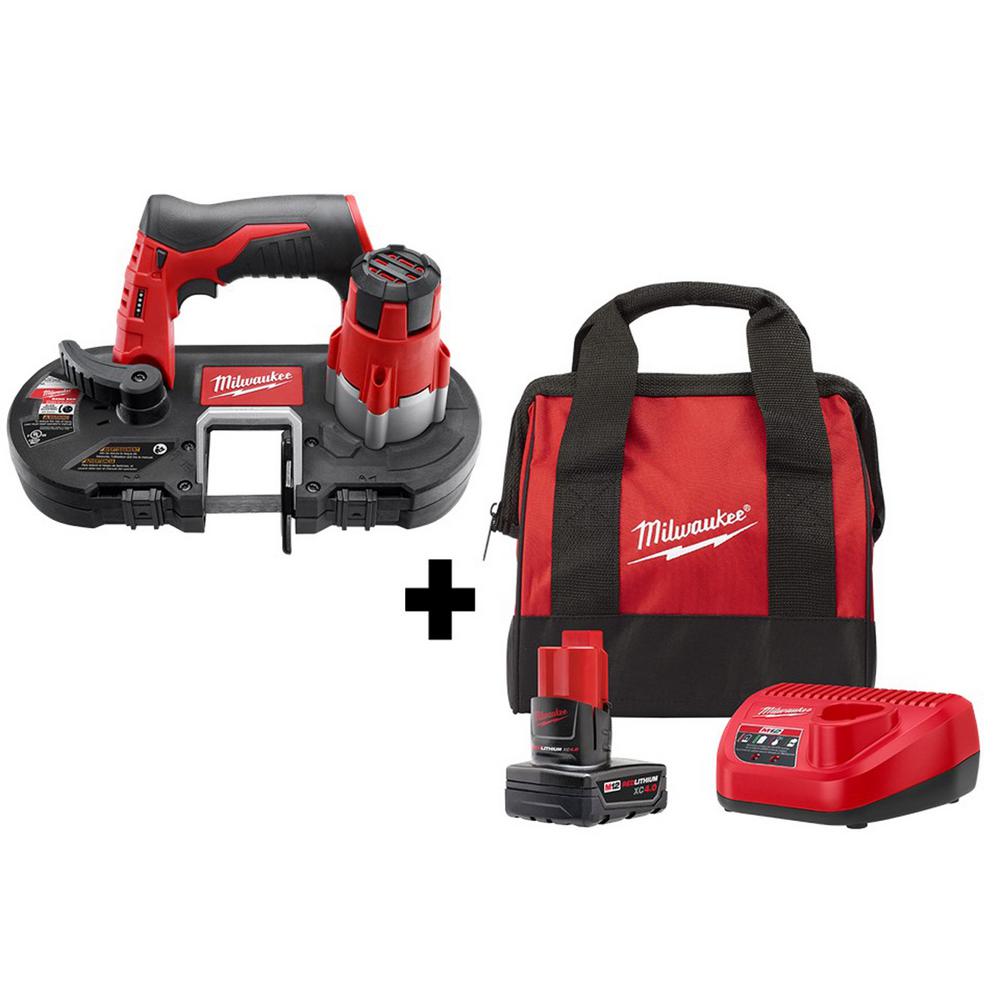 Milwaukee M12 12Volt LithiumIon Cordless Band Saw Kit