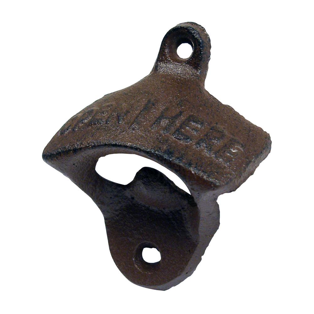 Everbilt Satin Nickel Bottle Opener And Cap Catcher 23374 The