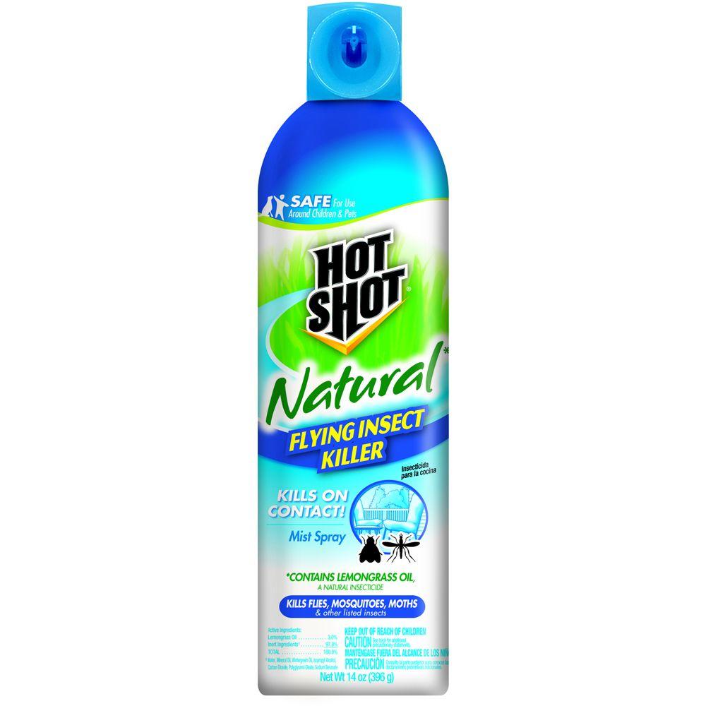 Hot Shot Natural 14 Oz. Aerosol Flying Insect Killer Spray-HG-95844-1 ...