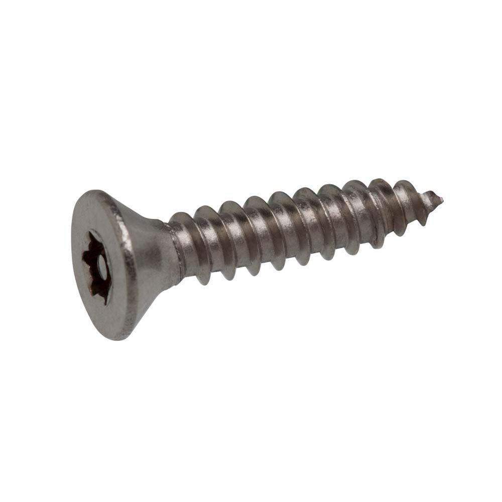 #10 x 1-100 Pieces Torx w//Pin Tamper Proof Security Button Head Sheet Metal Screws 18-8 Stainless Steel T-25