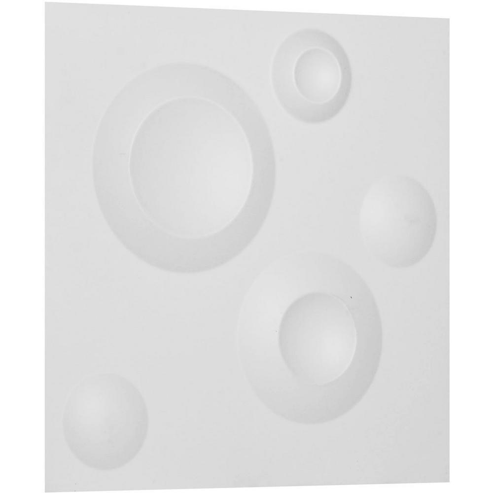 19 5//8W x 19 5//8H White 10 Each Ekena Millwork WP20X20PRWH-CASE-10 Primrose EnduraWall Decorative 3D Wall Panel