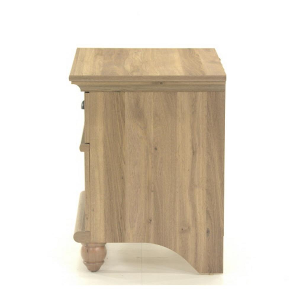 Sauder Harbor View 1 Drawer Salt Oak Nightstand 415004 The Home