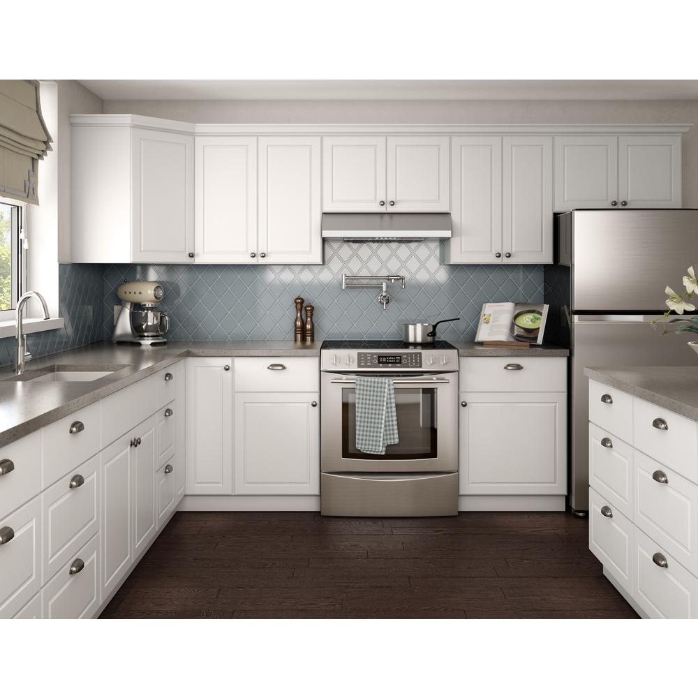 Hampton Bay Madison Assembled 18x34 5x24 In Pull Out Trash Can