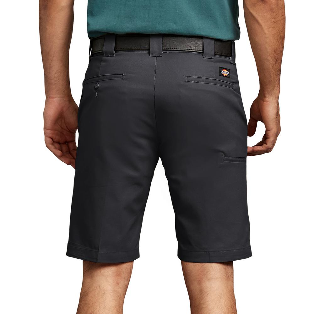 mens black work shorts