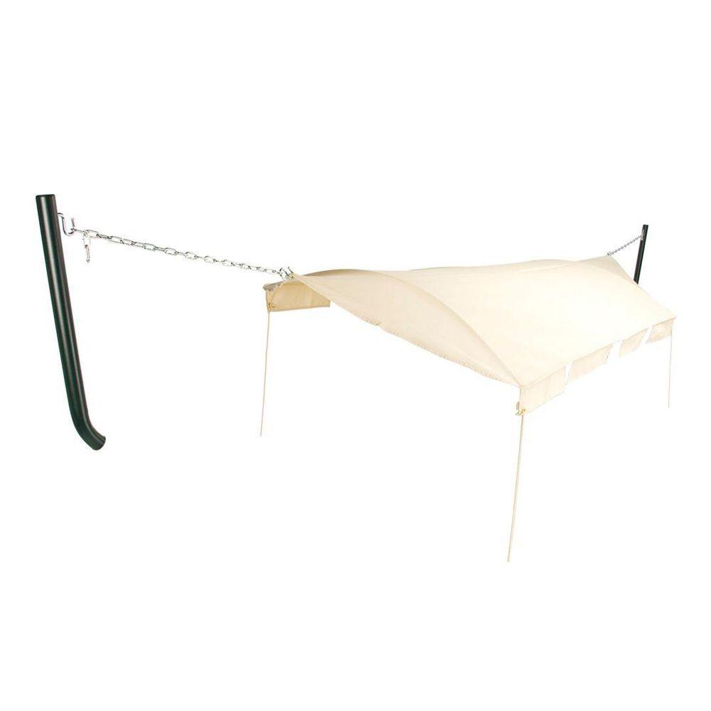Pawleys Island Natural DuraCord Canopy for Hammock with Green Extension Poles by Pawleys Island