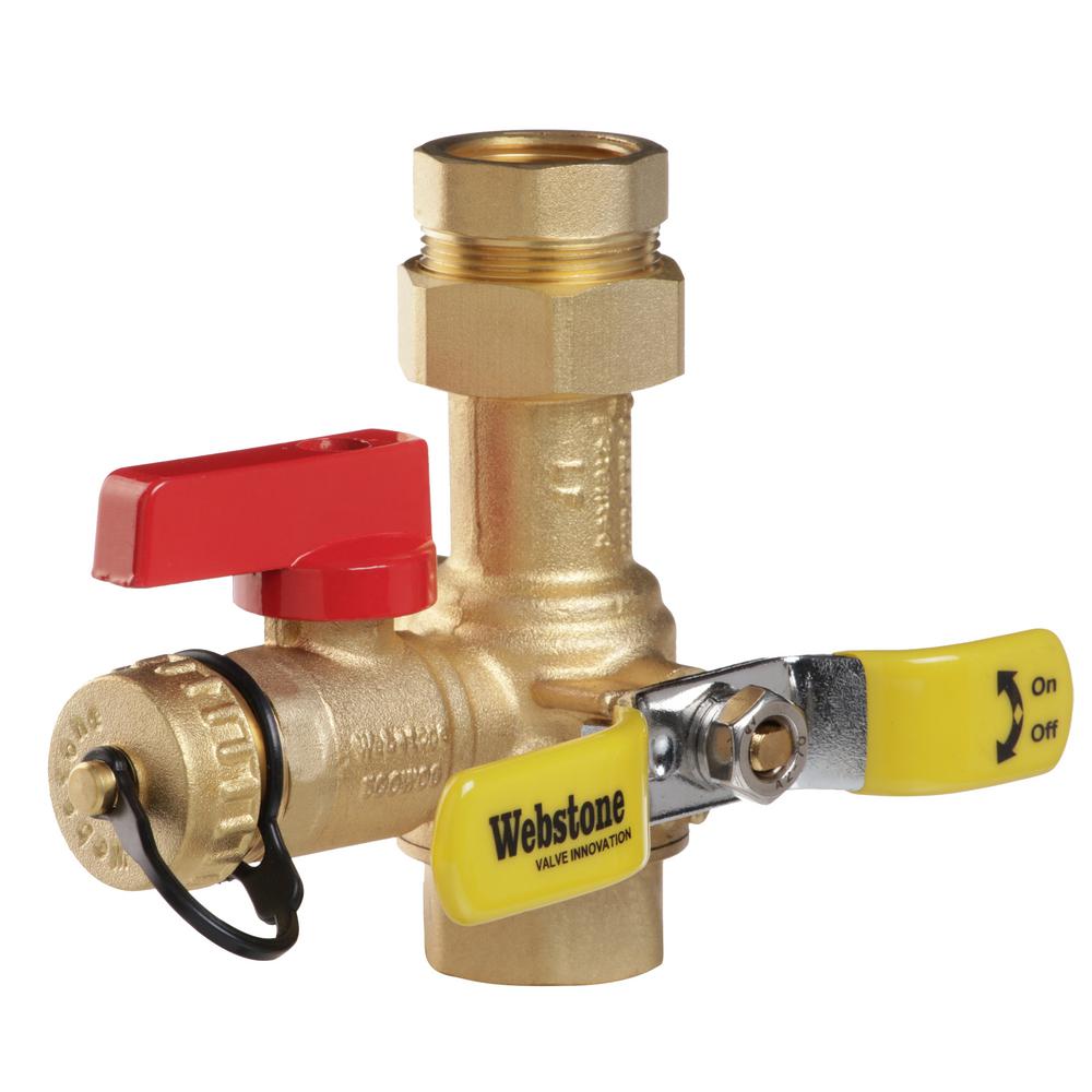 Tankless Water Heater Service Valve Brass Easy to Install Tankless Water Heater Service Valve Brass Easy to Install