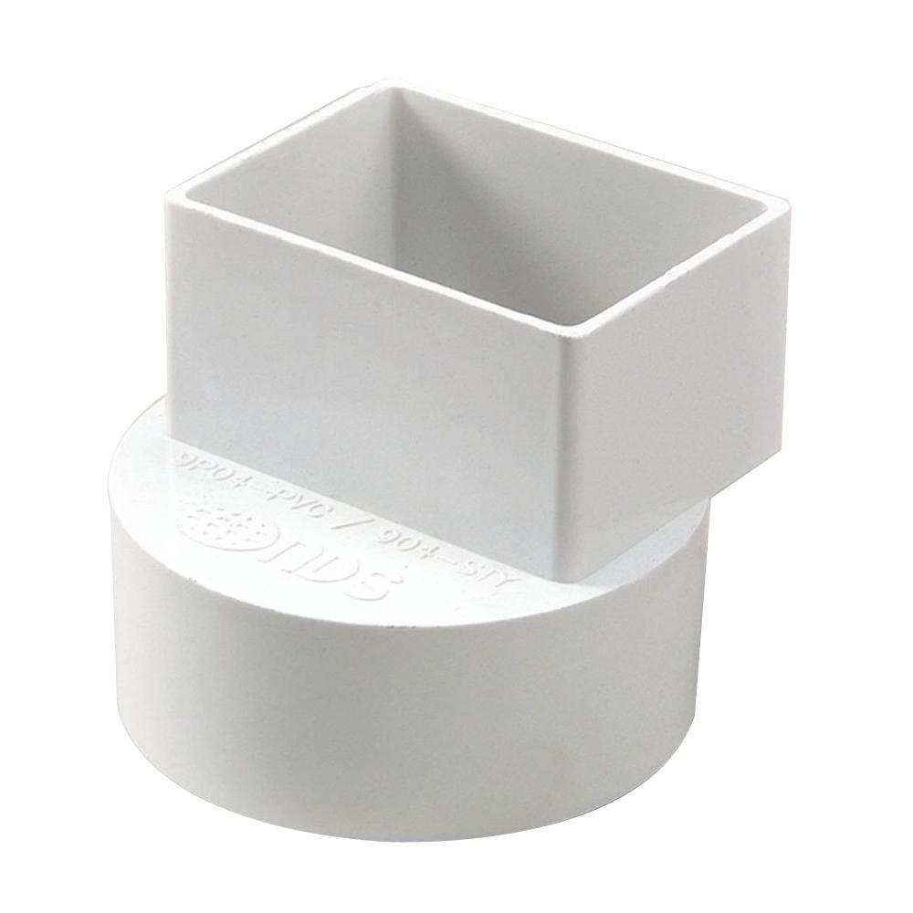 Nds 2 In X 3 4 Styrene Offset Down Spout Adapter 904 Styrene Offset Down Spout