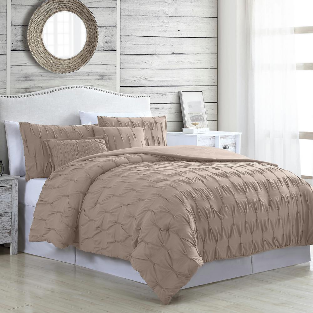 Beige Comforters Bedding Sets The Home Depot