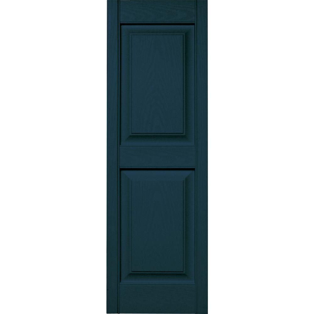 Builders Edge 15 In X 47 Raised Panel Vinyl Exterior Shutters Raised Panel Vinyl Exterior Shutters