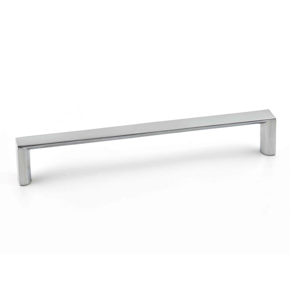 Modern Chrome 192 Drawer Pulls Cabinet Hardware The Home Depot Contemporary