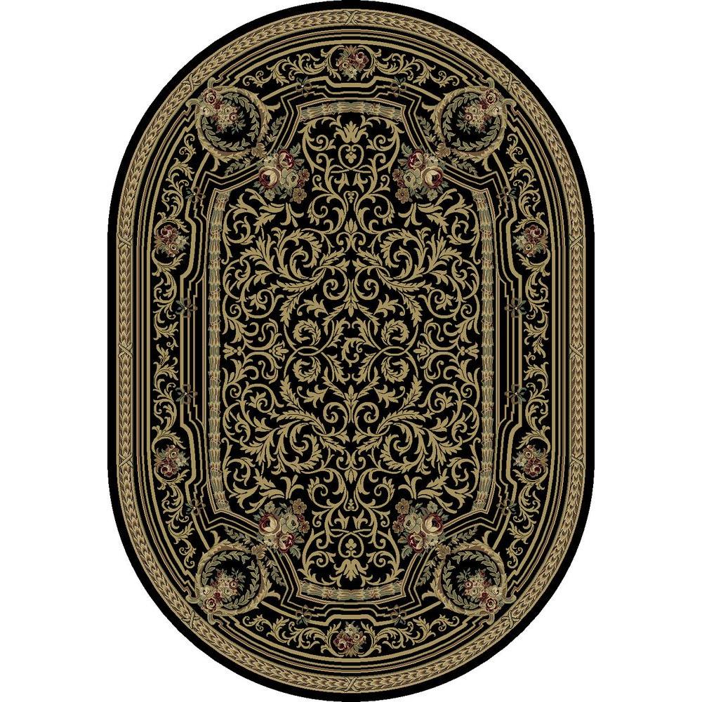 Olive 5 ft. 3 in. x 7 ft. 7 in. Oval Indoor Area Rug9172655620