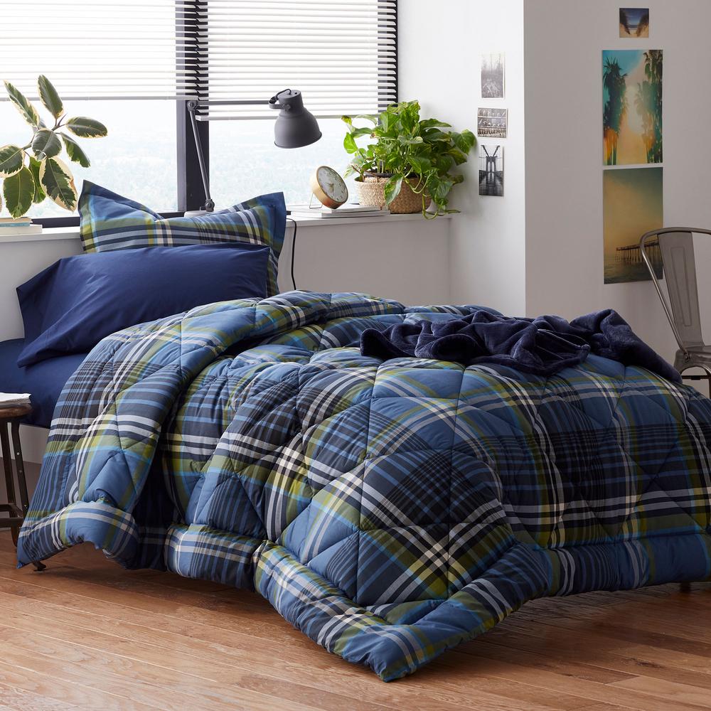 The Company Store Paxton 3Piece Cotton Percale Queen Comforter Set