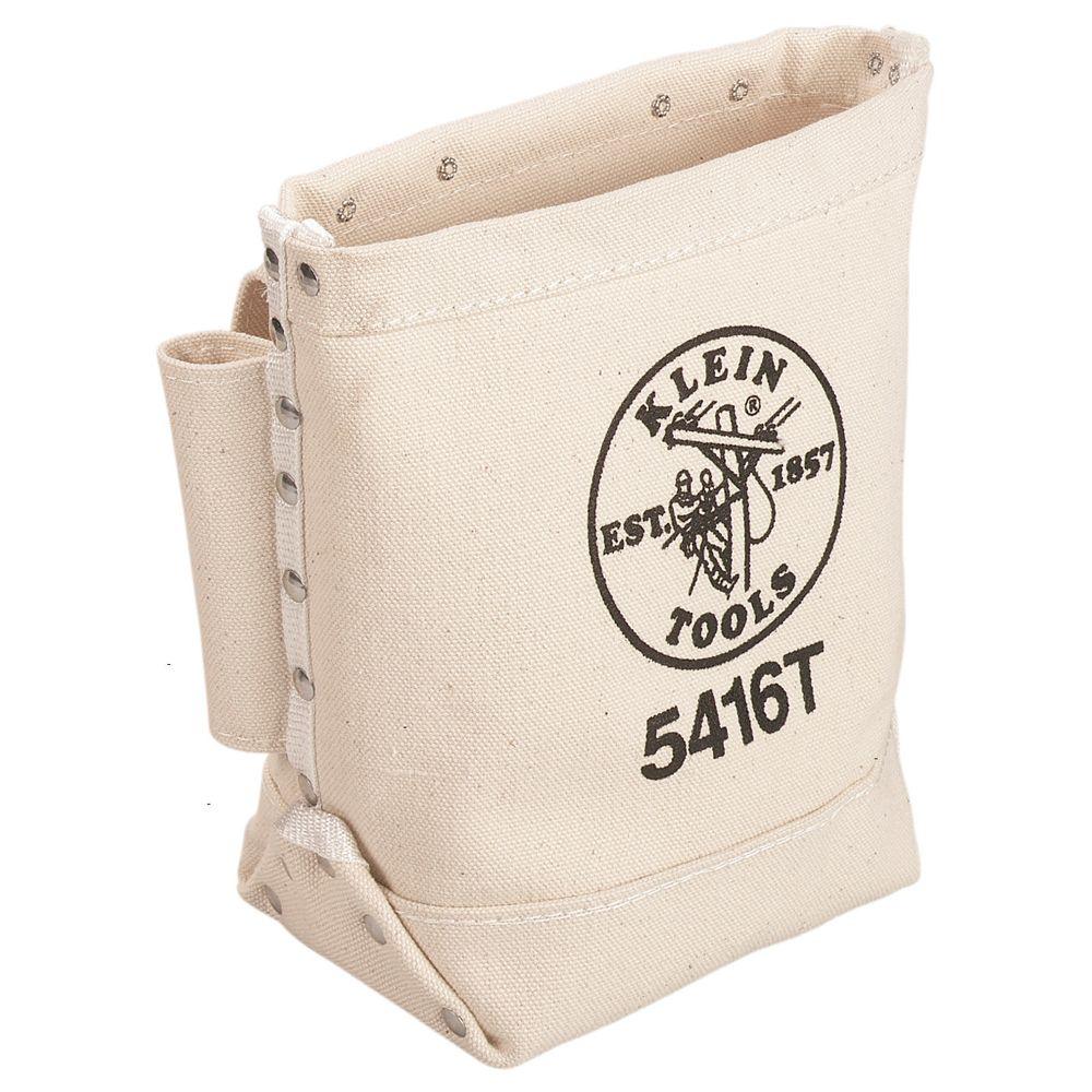 Klein Tools 9 In Canvas Bull Pin And Bolt Bag 5416t The Home Depot Klein Tools 9 In Canvas Bull Pin And Bolt Bag