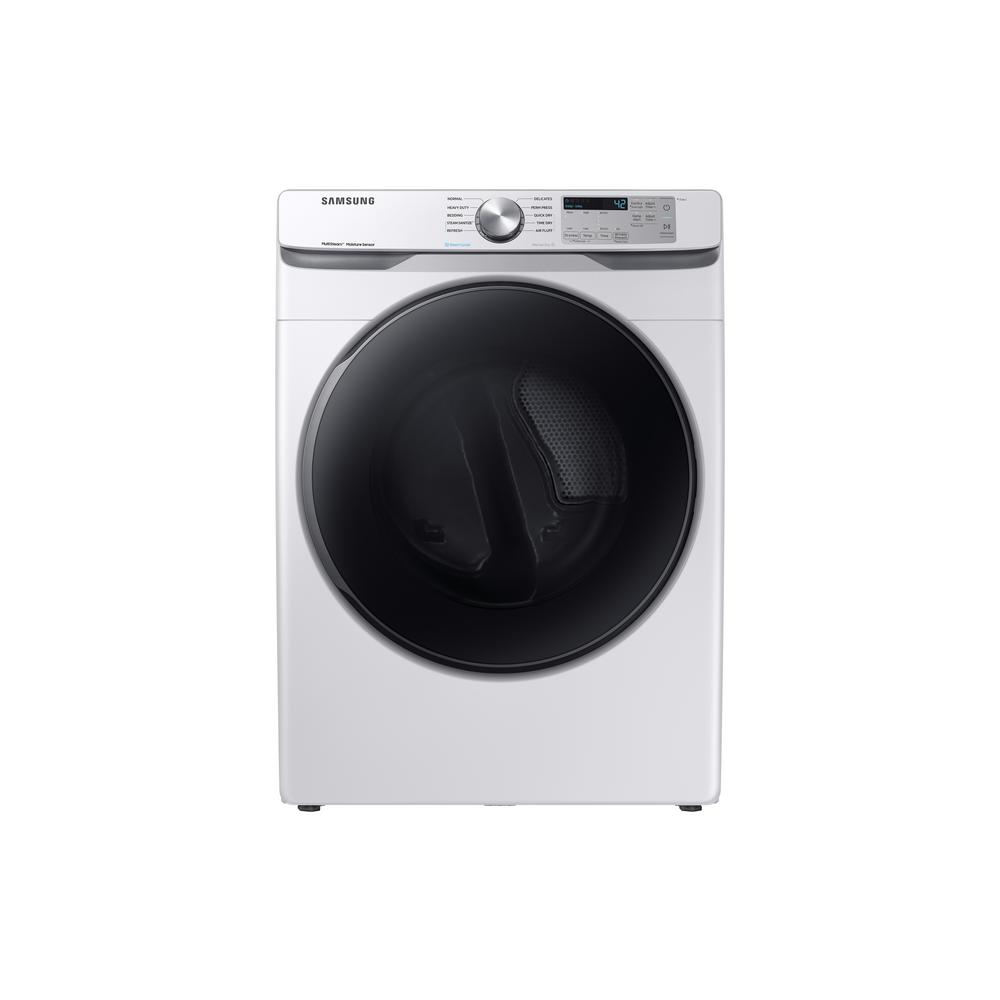 Samsung 7.5 cu. ft. White Electric Dryer with SteamDVE45R6100W The