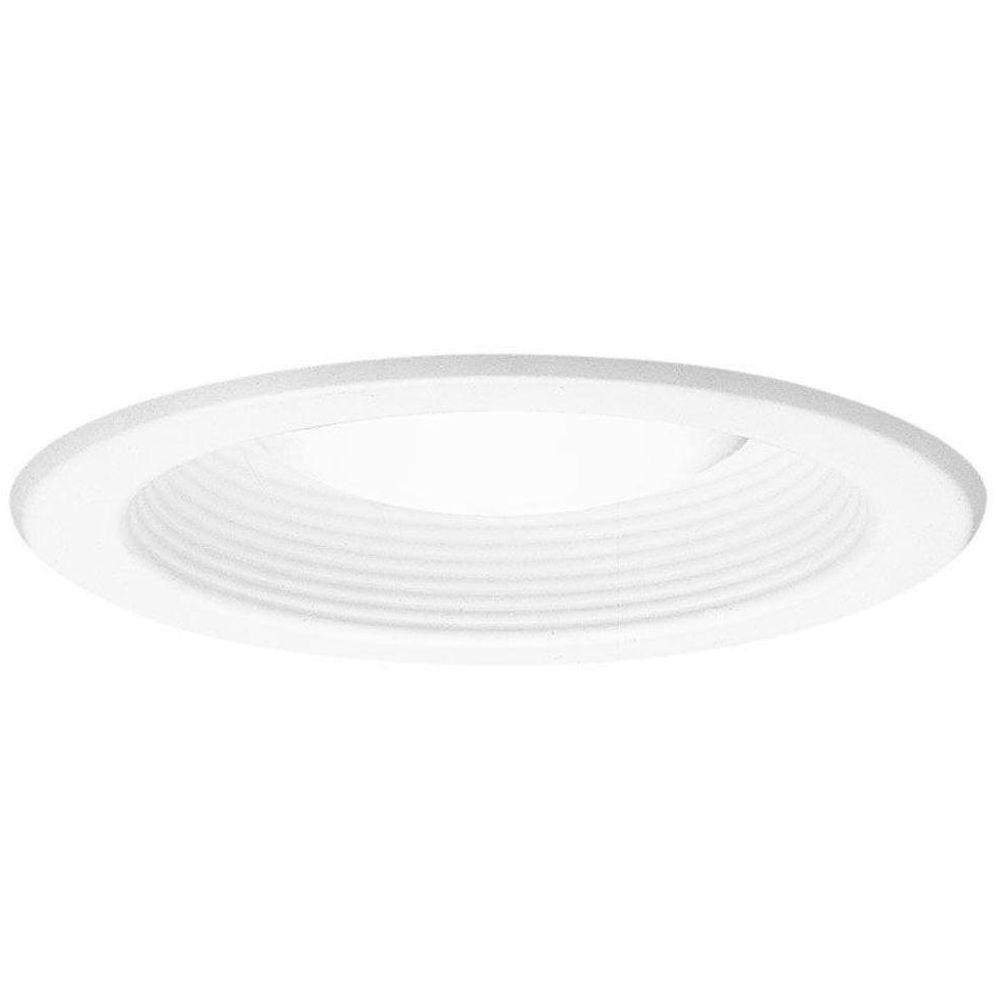 Halo 5000 Series 5 in. White Recessed Ceiling Light Trim with Open