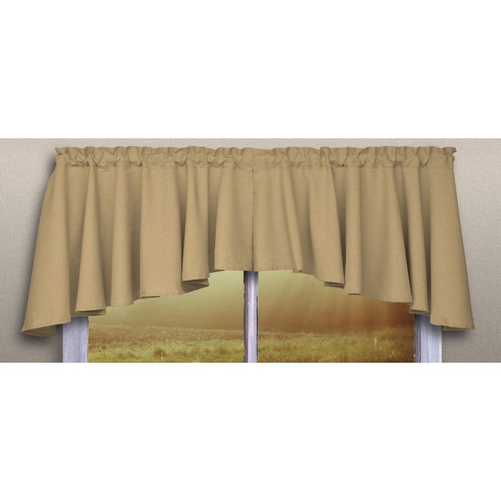 yellow scarf valance