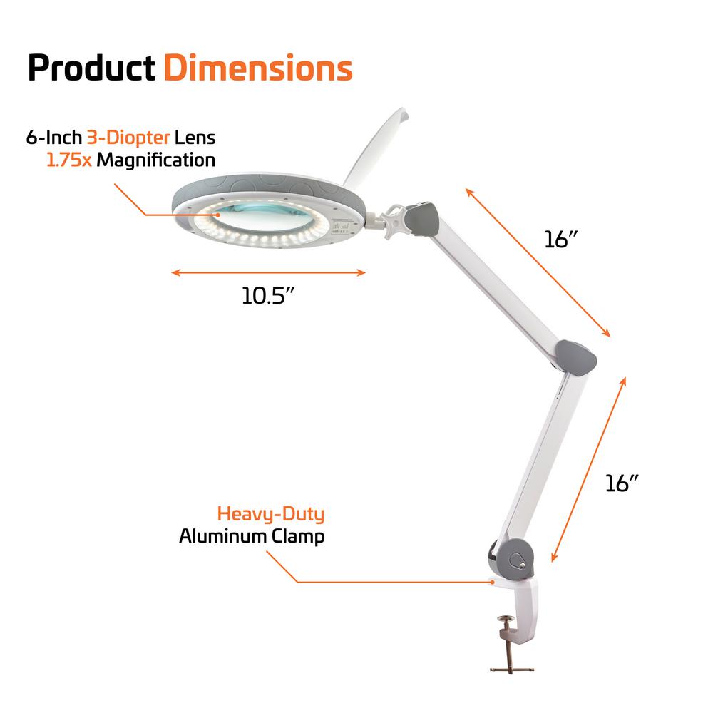 magnifying desk lamp home depot
