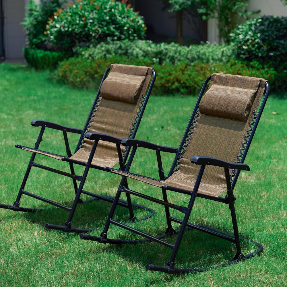 outdoor folding rocker chair