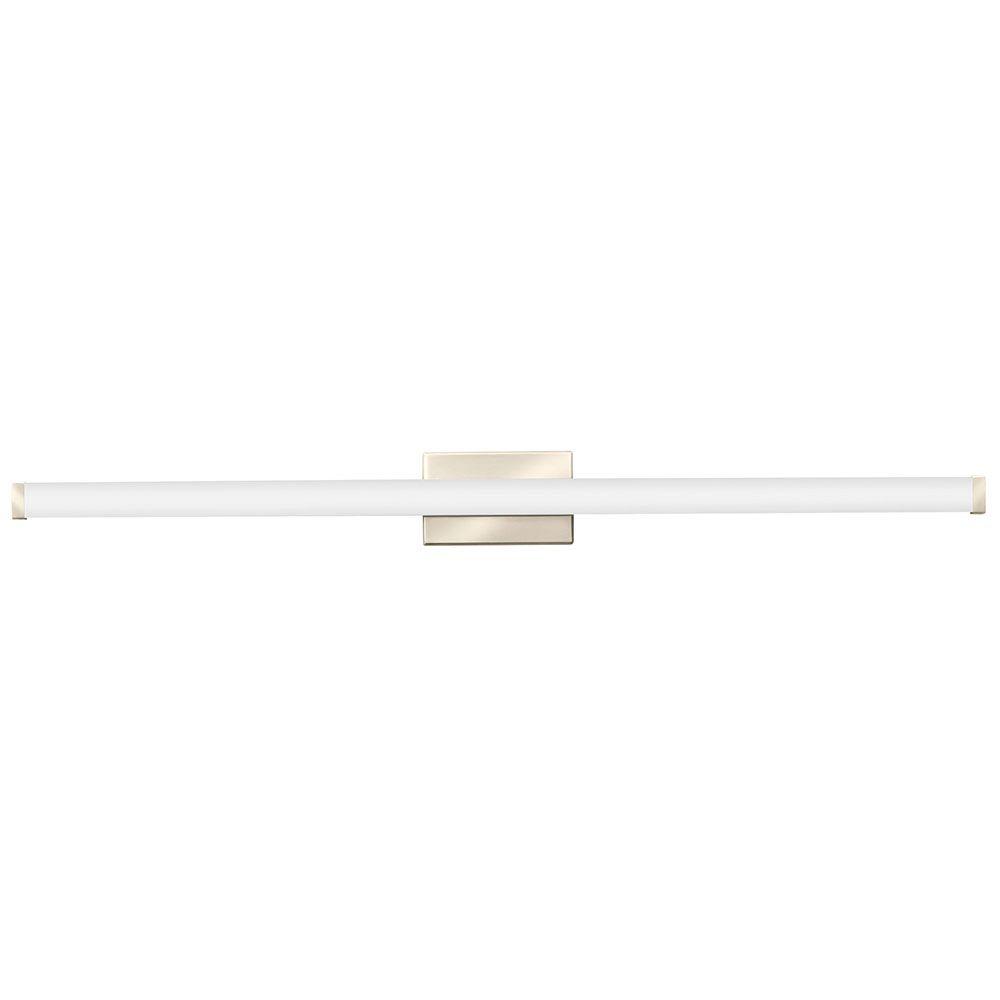 UPC 889804269277 product image for Lithonia Lighting Contemporary Square 4-Light Brushed Nickel 3K LED Vanity Light | upcitemdb.com