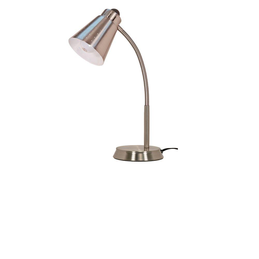 Filament Design Lola 16 5 In Brushed Nickel Desk Lamp