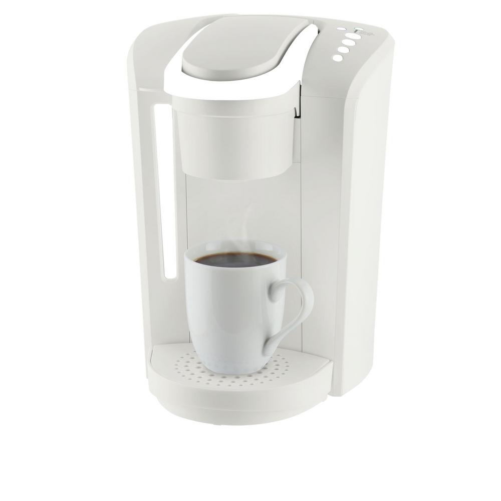 K Select Single Serve Brewer In Matte White K Select Single Serve Brewer In Matte White