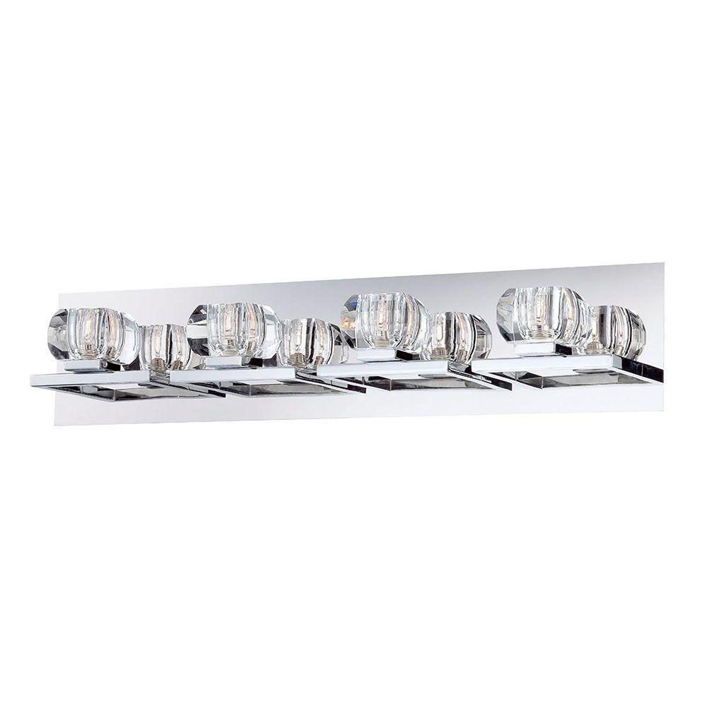 Eurofase Uzo Collection 3Light Chrome and Clear Bath Light 26348018