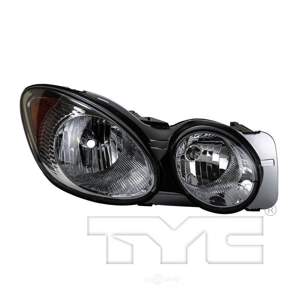 Tyc Headlight Assembly 2005 2007 Buick Lacrosse 3 6l 3 8l 20 6711 00 1 The Home Depot