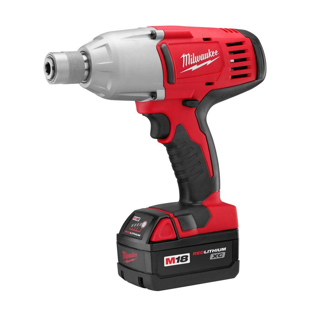 Milwaukee M18 18Volt LithiumIon 7/16 in. Cordless High Torque Impact