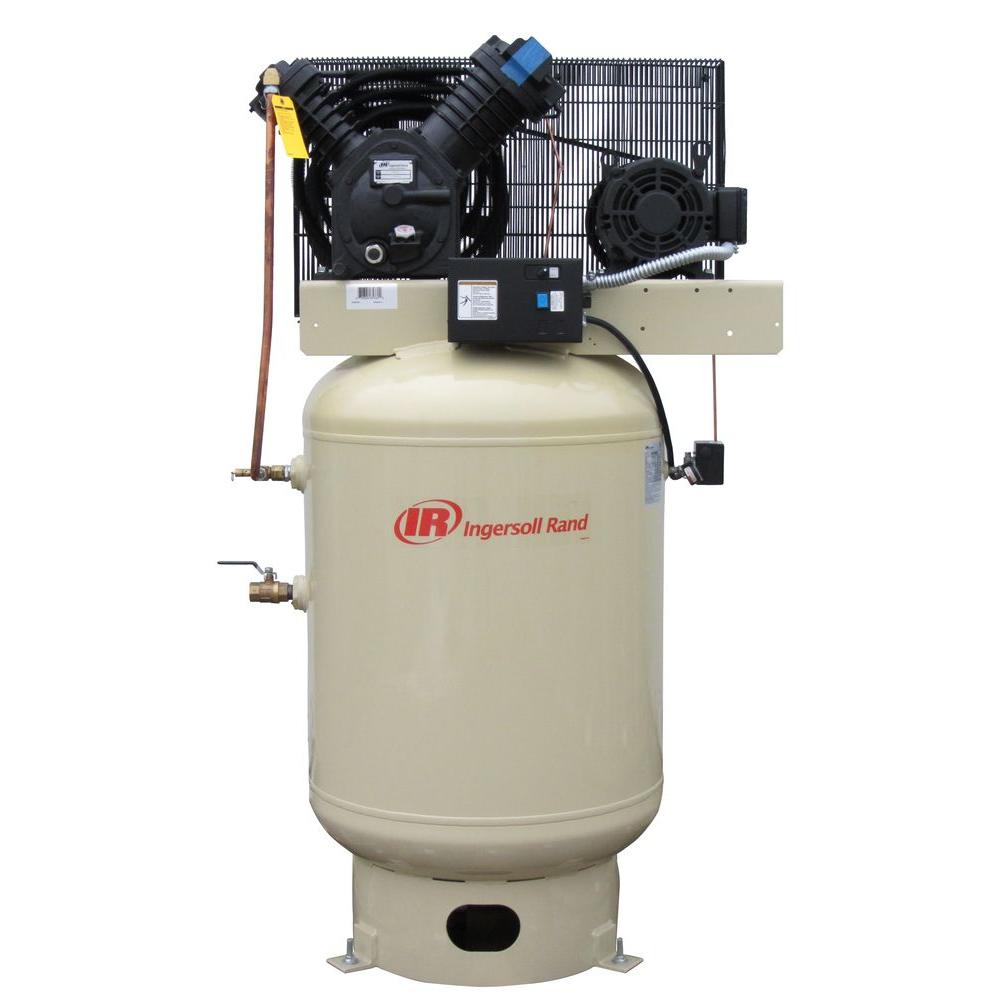 Ingersoll Rand Type 30 Reciprocating 60 Gal. 5 HP Electric 230-Volt