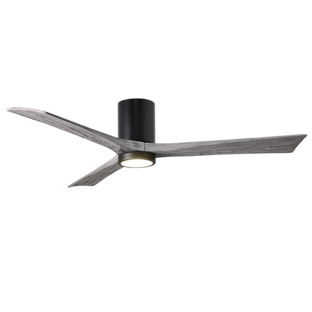Atlas Irene 60 In Led Indoor Outdoor Damp Matte Black Ceiling Fan