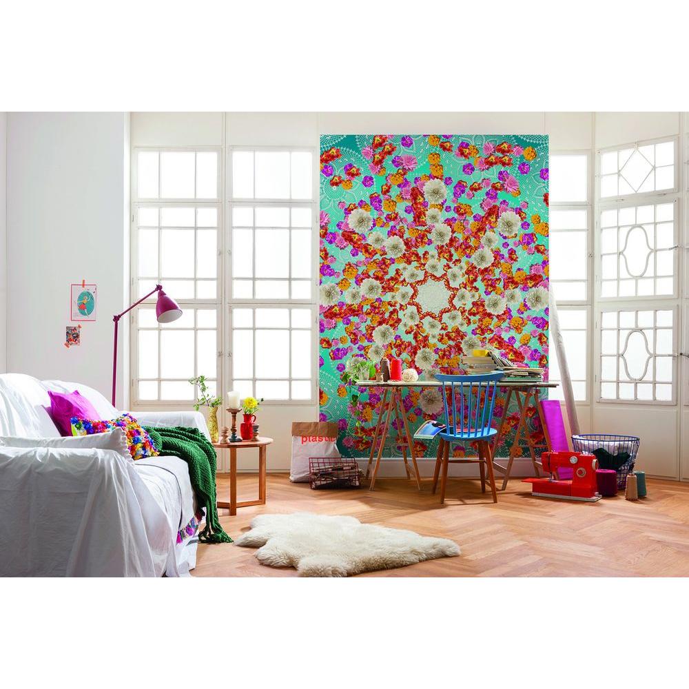 Komar 100 in. x 72 in. Ari Atoll Wall Mural 4883 The Home Depot